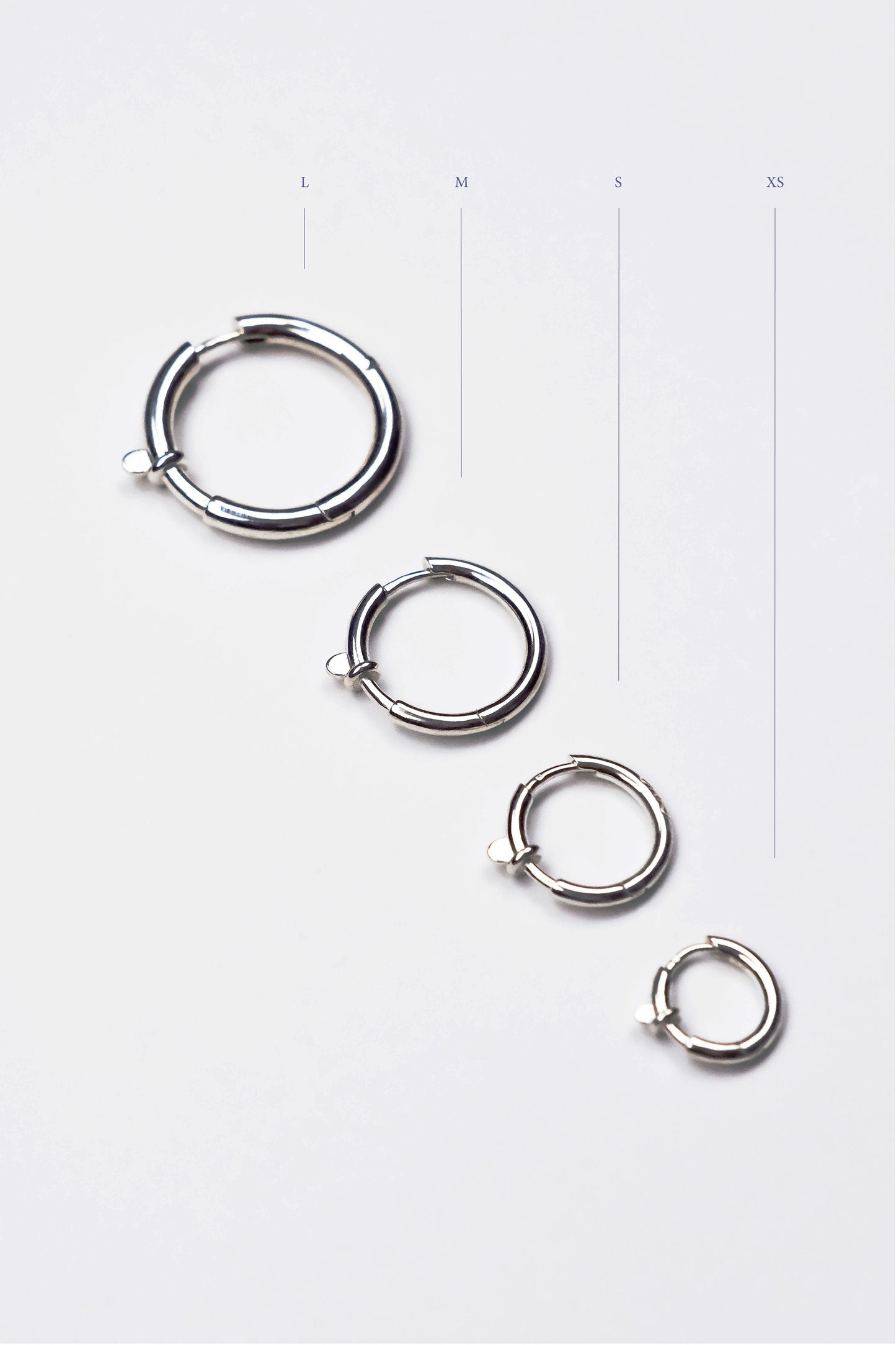 Linking Ear Oversized Hoops [L]